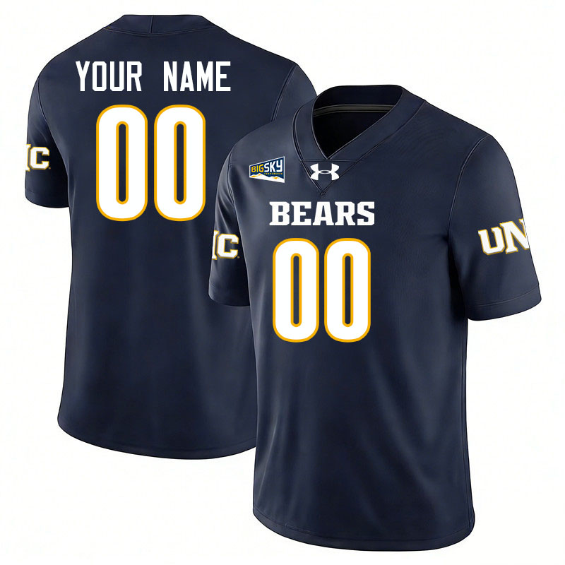 Custom Northern Colorado Bears Name And Number College Football Jerseys,Uniforms Stitched-Navy